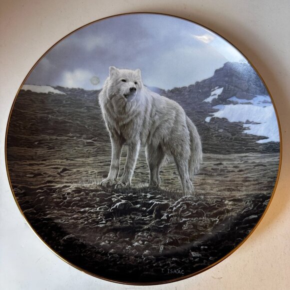 "TUNDRA SONG" BY TERRY ISAAC, DOCARATIVE PLATE # 10055 A - Picture 1 of 5